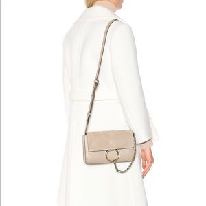 Authentic Chloe Small Faye Bag in Motty Grey